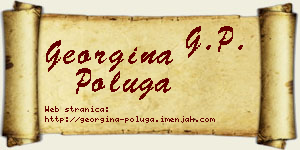 Georgina Poluga vizit kartica